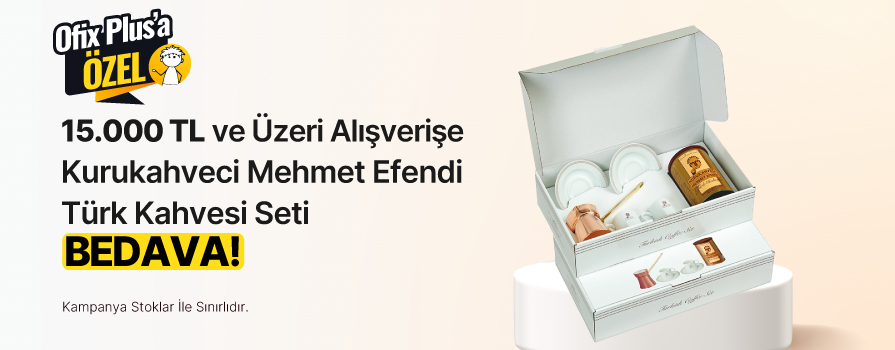 15.000 TL ve Üzeri Alışverişe Kurukahveci Mehmet Efendi Türk Kahvesi Seti BEDAVA!