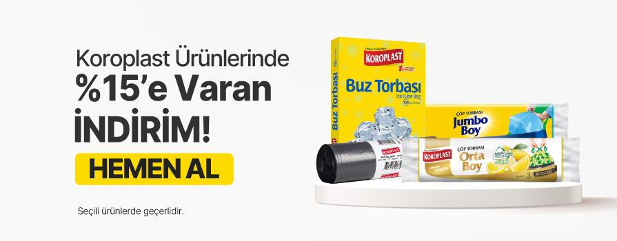 Ocak Ay’ı Boyunca Seçili Ürünlerinde %15'e Varan İNDİRİM!