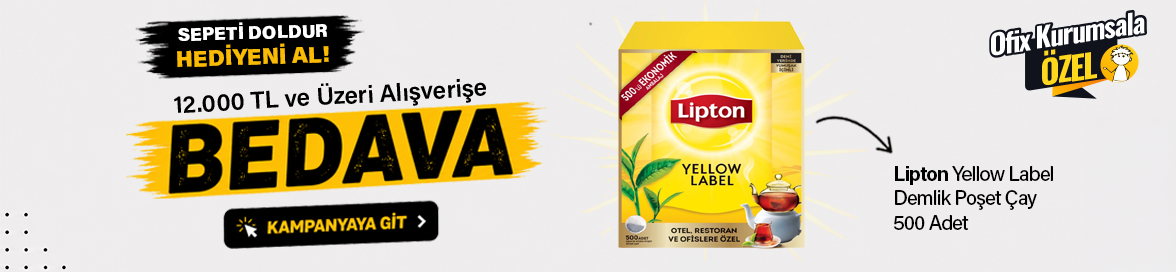 12.000 TL ve Üzeri Alışverişinize Lipton Yellow Label Demlik Poşet Çay BEDAVA!HERO