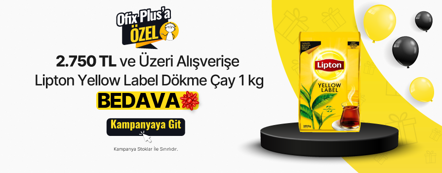 2.750 TL ve Üzeri Alışverişe Lipton Yellow Label Dökme Çay 1 kg BEDAVA!
