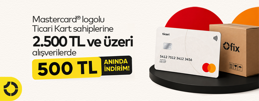 Ticari Master Card Kampanyası ANINDA 500 TL İNDİRİM!