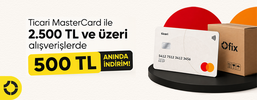 Ticari Master Card Kampanyası ANINDA 500 TL İNDİRİM!