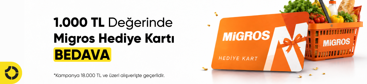 Ekim Ayında 18.000 TL ve Üzeri Alışverişe 1.000 TL Değerinde MİGROS Hediye Kartı! HERO