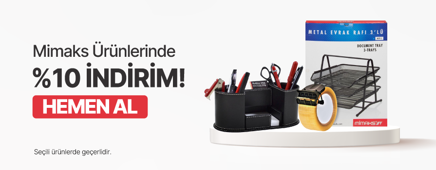 Kasım Ay’ı Boyunca Tüm Mimaks Ürünlerinde %10 İNDİRİM!