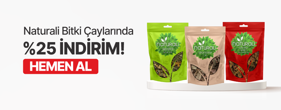 Nisan Ay’ı Boyunca Tüm Naturali Markalı Ürünlerde %25 İNDİRİM!