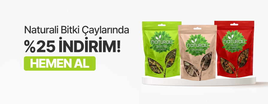 Mayıs Ay’ı Boyunca Tüm Naturali Ürünlerinde %25 İNDİRİM!