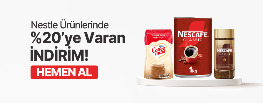Nisan Ay’ı Boyunca Seçili Nestle Ürünlerinde %20'ye Varan İNDİRİM!