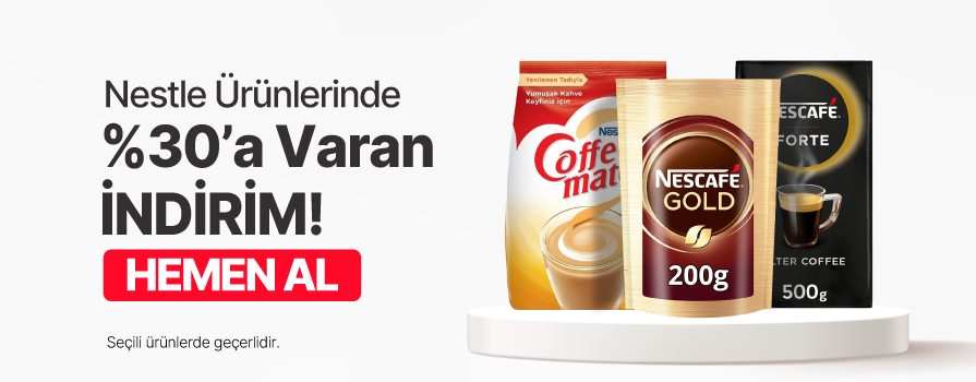Ekim Ay’ı Boyunca Seçili Nestle Markalı Ürünlerde %30'a Varan İNDİRİM!