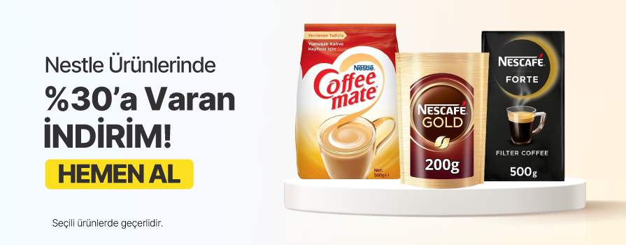 Aralık Ay’ı Boyunca Seçili Nestle Markalı Ürünlerde %30'a Varan İNDİRİM!