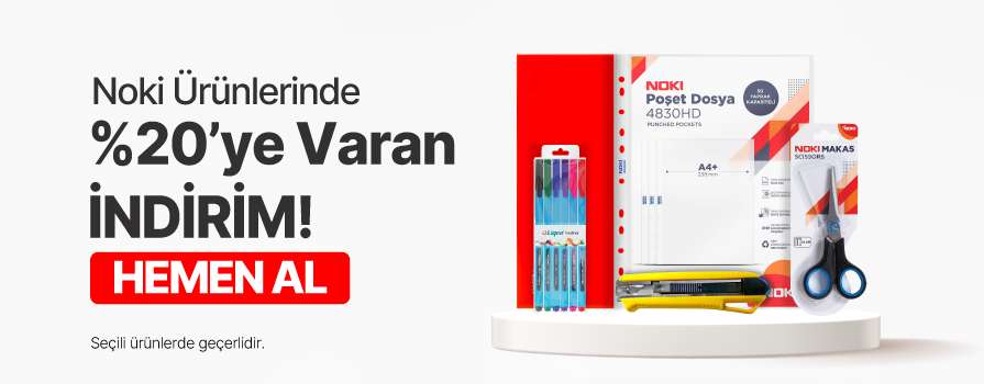Kasım Ay’ı Boyunca Seçili Noki Ürünlerinde %20'ye Varan İNDİRİM!