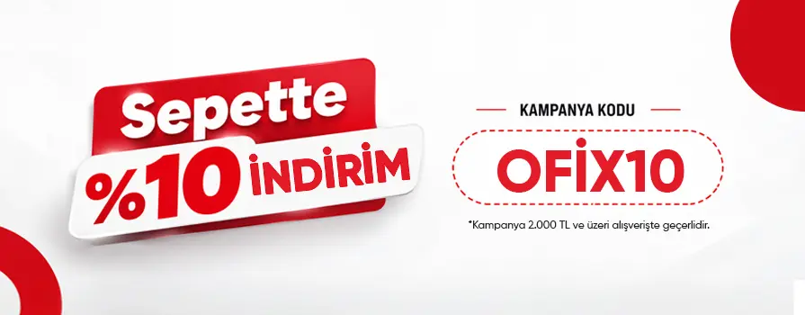 Sepette 2.000 TL Üzeri Anında %10 İNDİRİM!