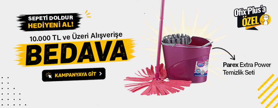 10.000 TL ve Üzeri Alışverişinize Parex Extra Power Temizlik Seti BEDAVA!