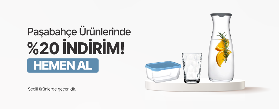 Aralık Ay’ı Boyunca Seçili Paşabahçe Ürünlerinde %20 İNDİRİM!