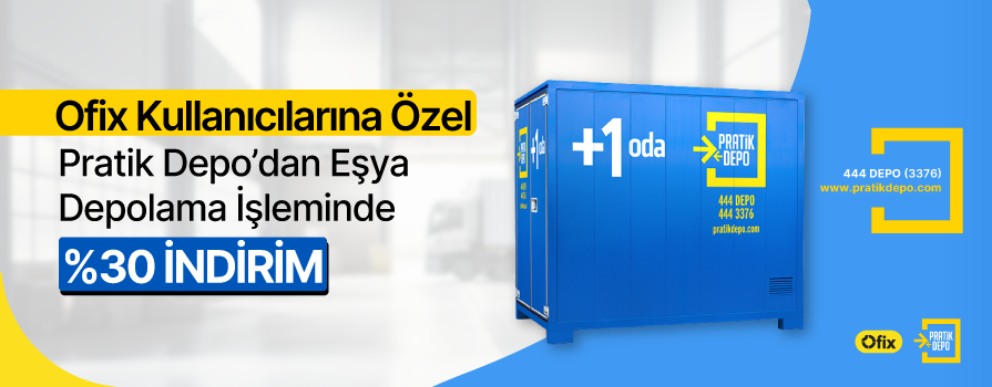 Ofix Kullanıcılarına Özel PratikDepo'dan %30 İNDİRİM!