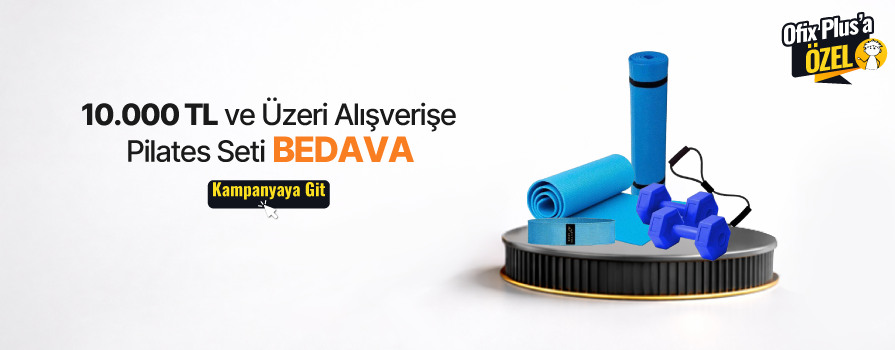 12.000 TL ve Üzeri Alışverişe Mavi Pilates Seti BEDAVA!