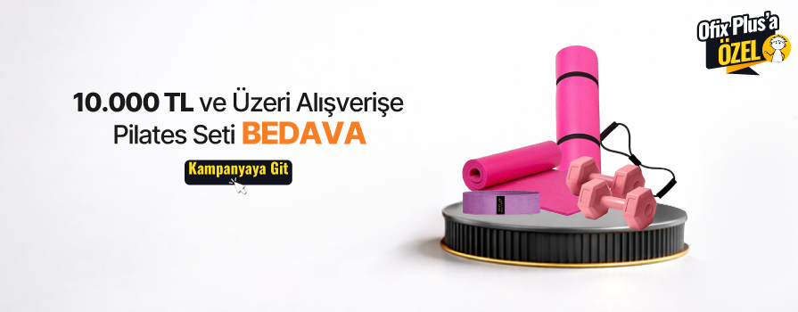 12.000 TL ve Üzeri Alışverişe Pembe Pilates Seti BEDAVA!