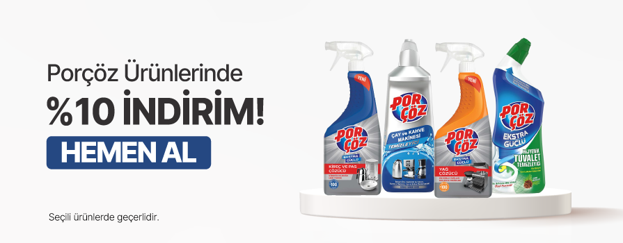 Kasım Ay’ı Boyunca Tüm Porçöz Markalı Ürünlerde %10 İNDİRİM!