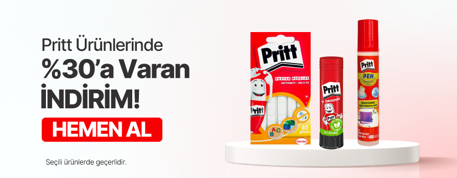 Eylül Ay’ı Boyunca Seçili Pritt Ürünlerinde %30'a Varan İNDİRİM!