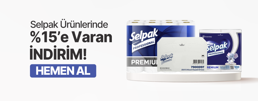 Haziran Ay’ı Boyunca Seçili Selpak Professional Ürünlerinde %15'e VARAN İNDİRİM!