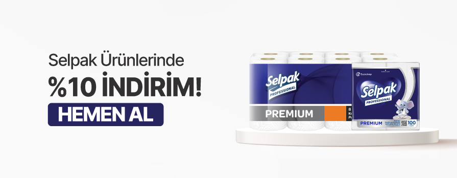 Nisan Ay’ı Boyunca Seçili Selpak Professional Ürünlerinde %10 İNDİRİM!