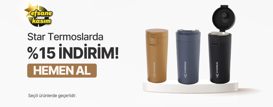 Kasım Ay’ı Boyunca Seçili Star Termos Ürünlerinde %15 İNDİRİM!