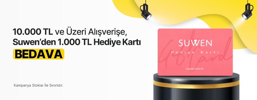 8 Mart Dünya Kadınlar Günü'ne Özel 1.000 TL SUWEN Hediye Çeki BEDAVA!