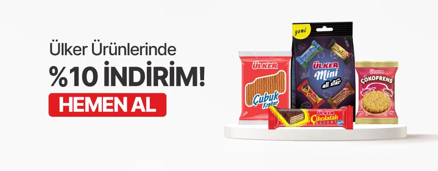 Mart Ay’ı Boyunca Seçili Ülker Ürünlerinde %10 İNDİRİM!