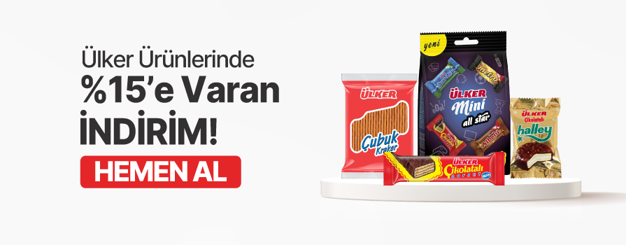 Nisan Ay’ı Boyunca Seçili Ülker Ürünlerinde %15' Varan İNDİRİM!