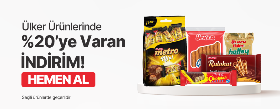 Kasım Ay’ı Boyunca Seçili Ülker Ürünlerinde %20'ye Varan İNDİRİM!