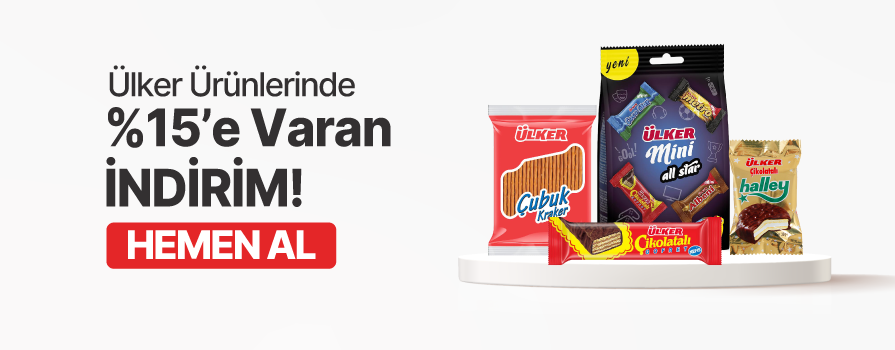 Mayıs Ay’ı Boyunca Seçili Ülker Ürünlerinde %15'e Varan İNDİRİM!