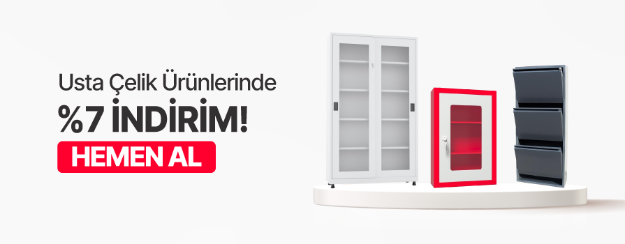 Nisan Ay'ı Boyunca Tüm Usta Çelik Markalı Ürünlerde %7 İNDİRİM!