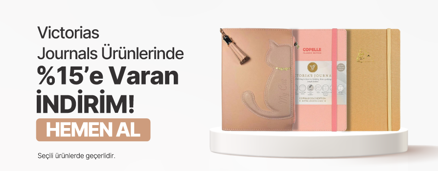 Ekim Ay’ı Boyunca Seçili Victorias Journals Ürünlerinde %15'e VARAN İNDİRİM!	