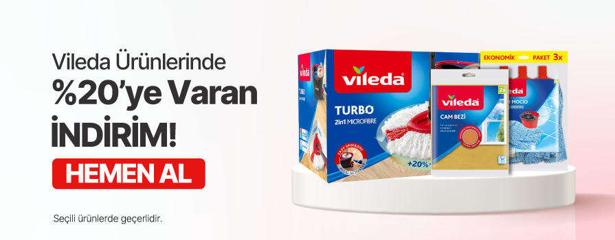 Eylül Ay’ı Boyunca Seçili Vileda Ürünlerinde %20'ye Varan İNDİRİM!
