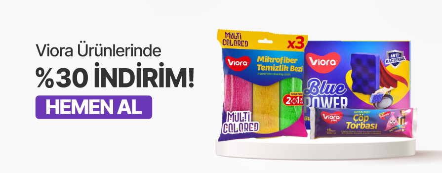 Ekim Ay’ı Boyunca Seçili Viora Ürünlerinde %30'a VARAN İNDİRİM!