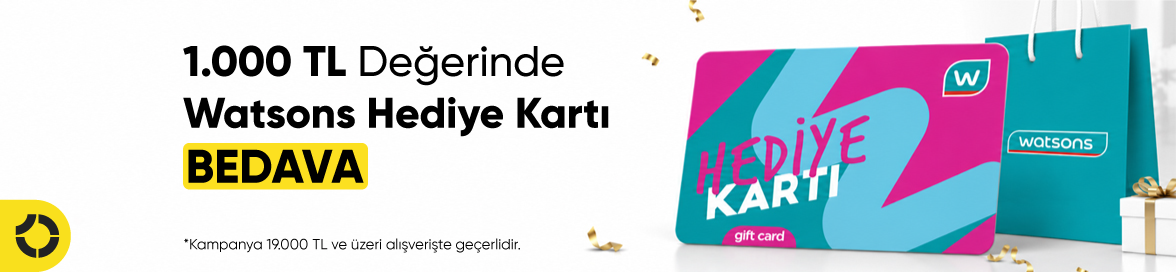 Temmuz Ayı’nda 19.000 TL ve Üzeri Alışverişe 1.000 TL Değerinde WATSONS Hediye Kartı Bedava!!HERO