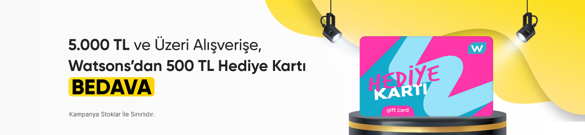 Mayıs Ayı’nda 5.000 TL ve Üzeri Alışverişe 500 TL Değerinde Watsons Hediye Kartı Bedava!!HERO