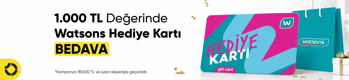 Eylül Ayında 18.000 TL ve Üzeri Alışverişe 1.000 TL Değerinde Watsons Hediye Kartı!HERO