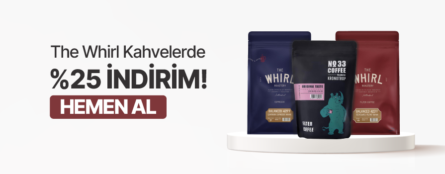 Şubat Ay’ı Boyunca Seçili The Whirl Markalı Ürünlerde %25 İNDİRİM!