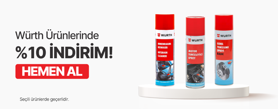 Eylül Ay’ı Boyunca Tüm Würth Ürünlerinde %10 İNDİRİM!	