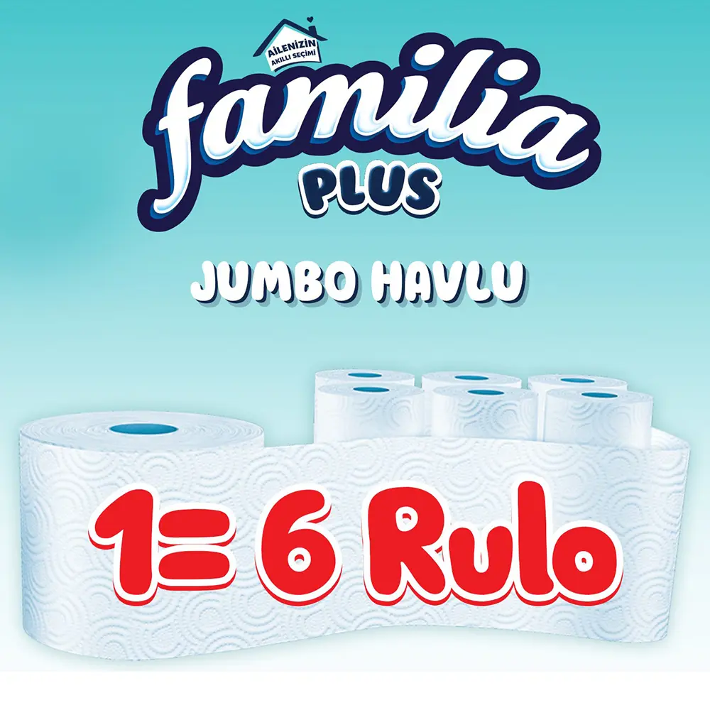 Familia Jumbo Kağıt Havlu Çift Katlı