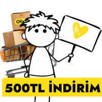 500 TL<br>İndirim!