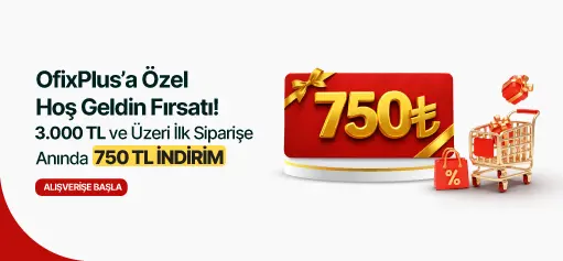 İlk Siparişe Özel Anında 750 TL İNDİRİM!