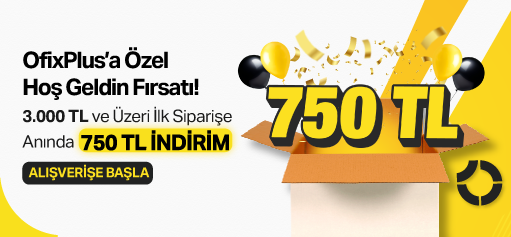 3.000 TL Ve Üzeri İlk Alışverişe 750 TL İNDİRİM!