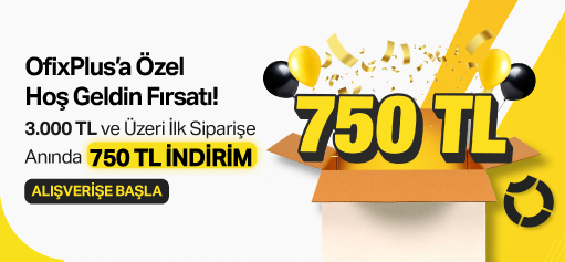 3.000 TL Ve Üzeri İlk Alışverişe 750 TL İNDİRİM!