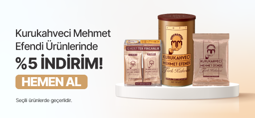 Ekim Ay’ı Boyunca Seçili Kurukahveci Mehmet Efendi Ürünlerinde %5 İNDİRİM! hero