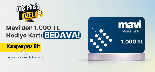 Ofixplus'a Özel 17.000 TL Ve Üzeri Alışverişlerinizde 1.000 TL Mavi Kart BEDAVA!	