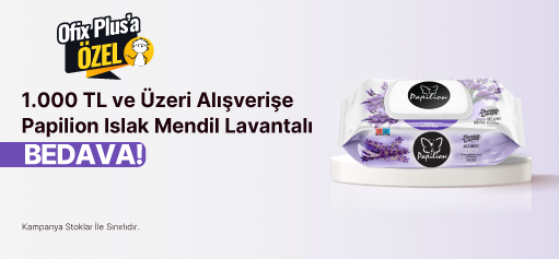 1.000 TL Ve Üzeri Alışverişlerde Papilion Islak Mendil Lavantalı 100 Yaprak BEDAVA!