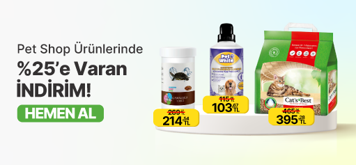 Haziran Ay’ı Boyunca Seçili Pet Shop Ürünlerinde %25'e Varan İNDİRİM!1