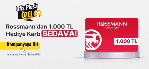 ROSSMANN'DAN 1.000 TL Hediye Kart!
