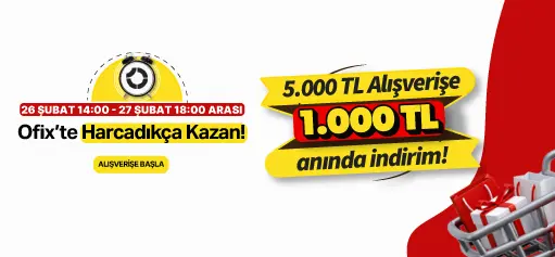 5.000 TL ve Üzeri Alışverişe ANINDA 1.000 TL İNDİRİM!!HERO